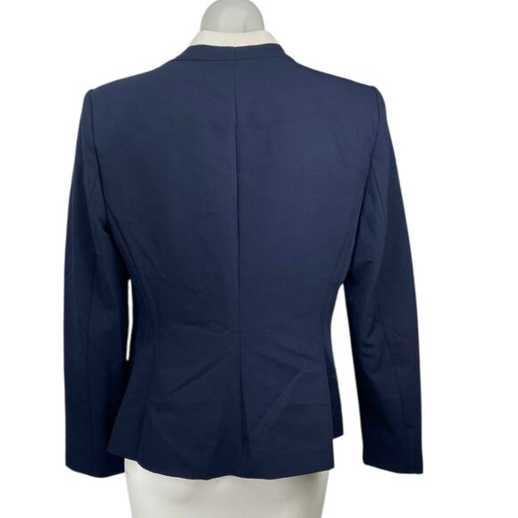 Tommy Hilfiger Faux Double-Breasted Open Front Long Sleeve Blazer Coat Jacket 6 - Picture 3 of 5